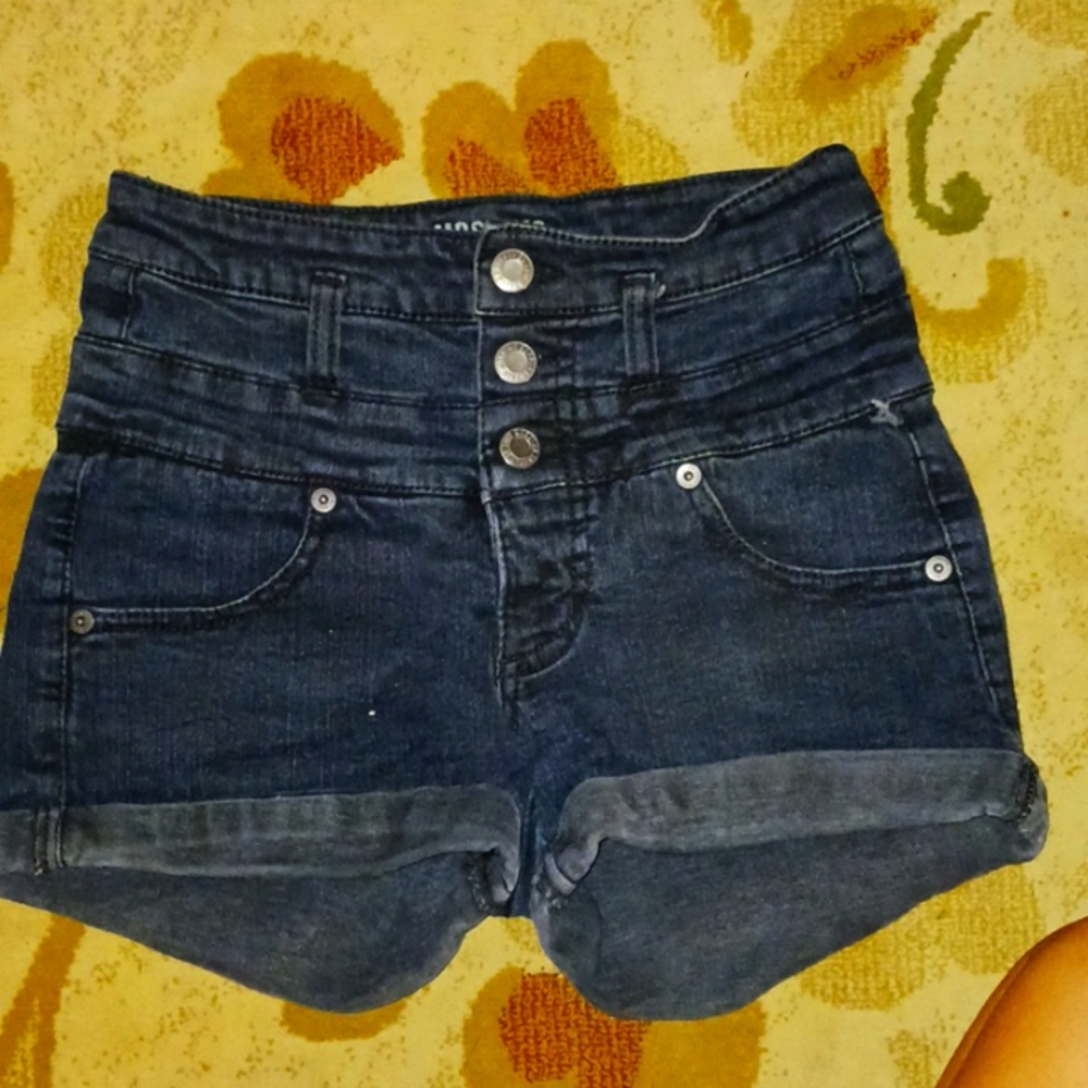 Black Faded Mossimo Supply Shorts